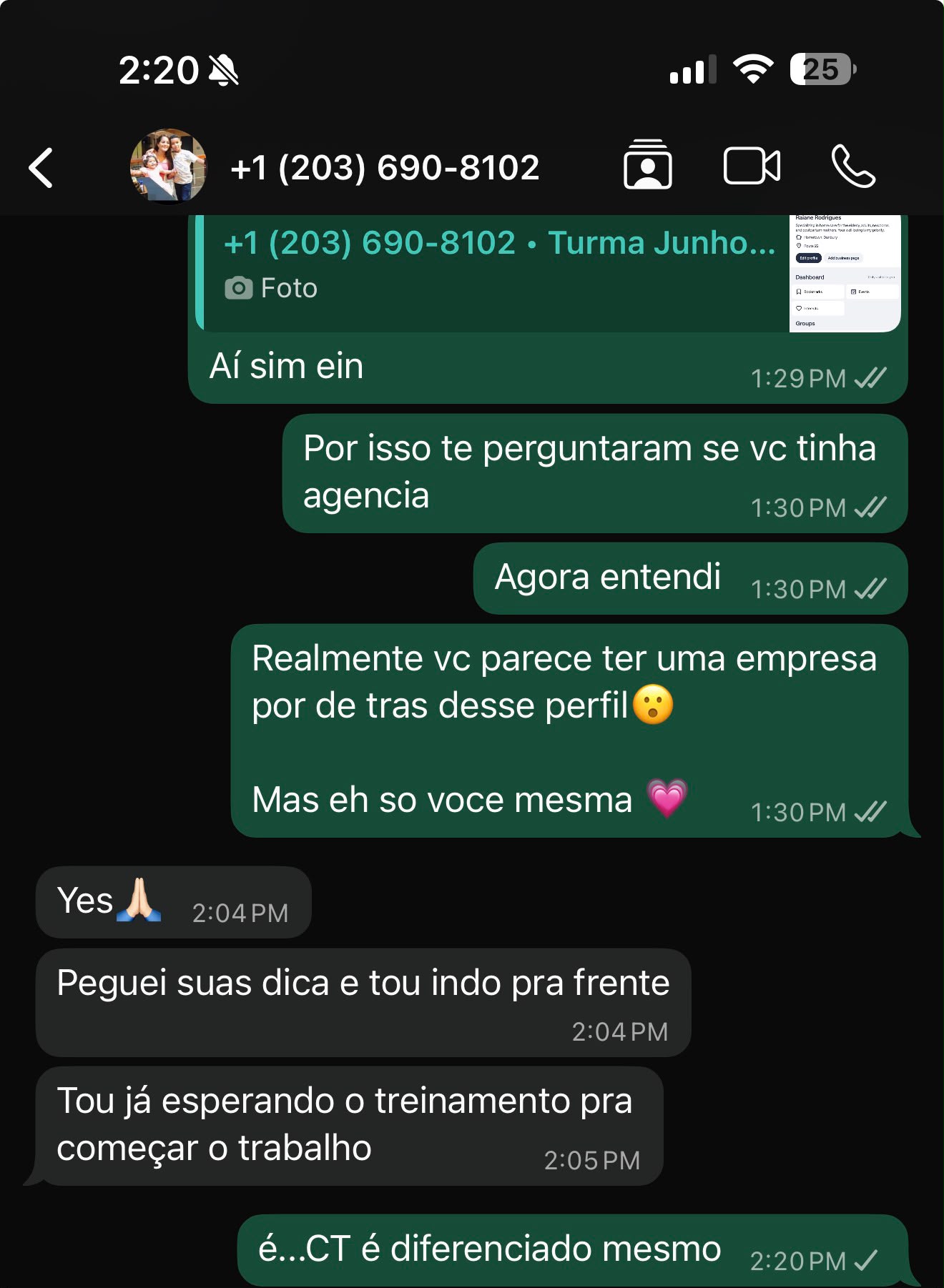 Aluna Raiane conta que está indo pra frente com as dicas